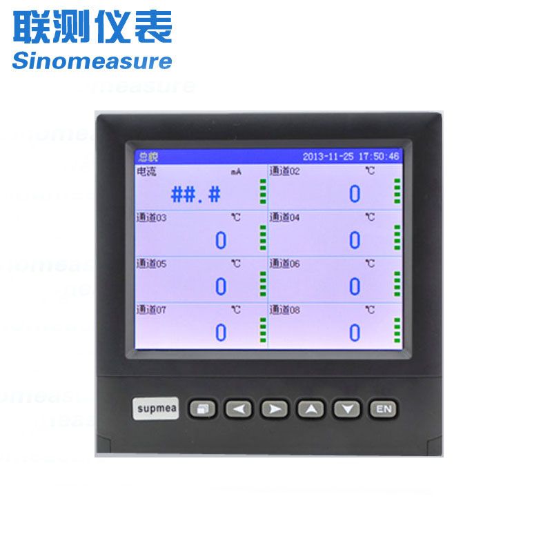 聯(lián)測(cè)_SIN-R6000D_1-16路可選_5.6英寸彩屏_無紙記錄儀