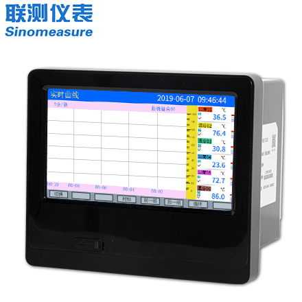 聯(lián)測(cè)_SIN-R8000C_(觸摸屏)1-32路可選_7英寸無紙記錄儀_溫度_壓力_多種參數(shù)